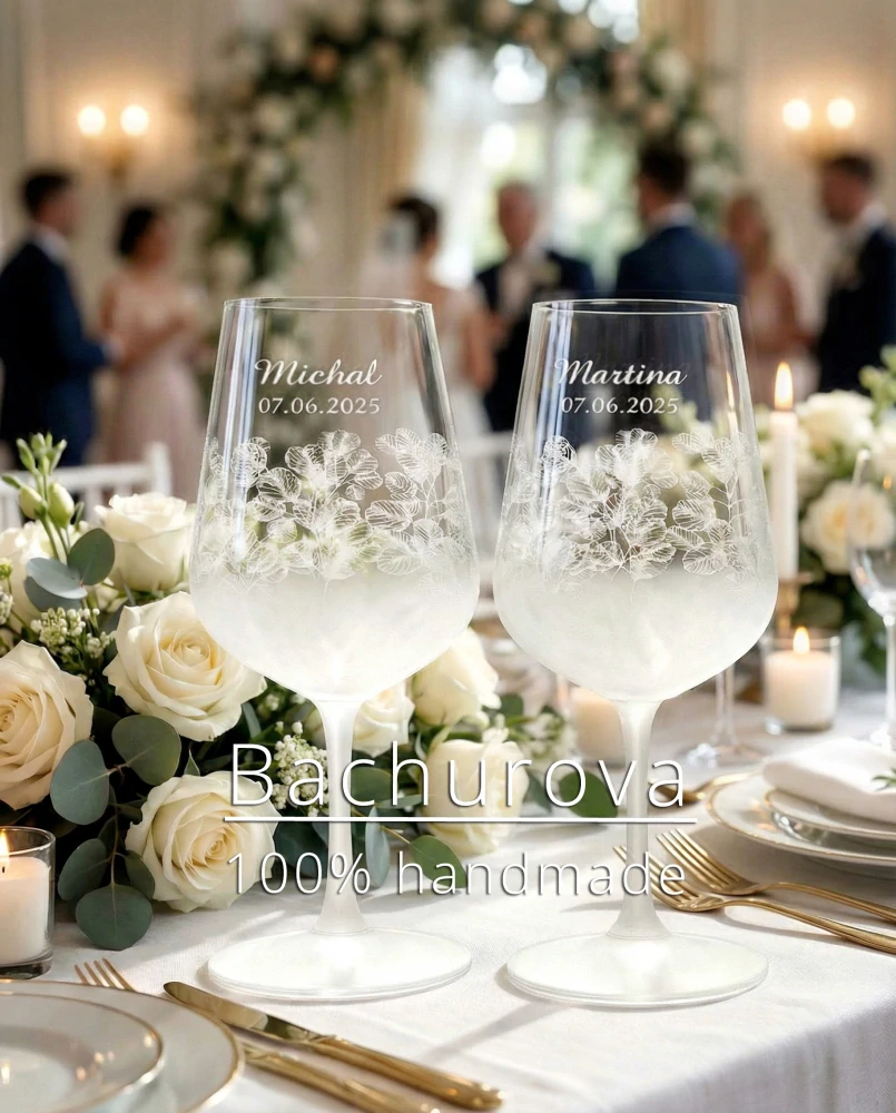 Svatební skleničky_víno E u k a l y p t u s