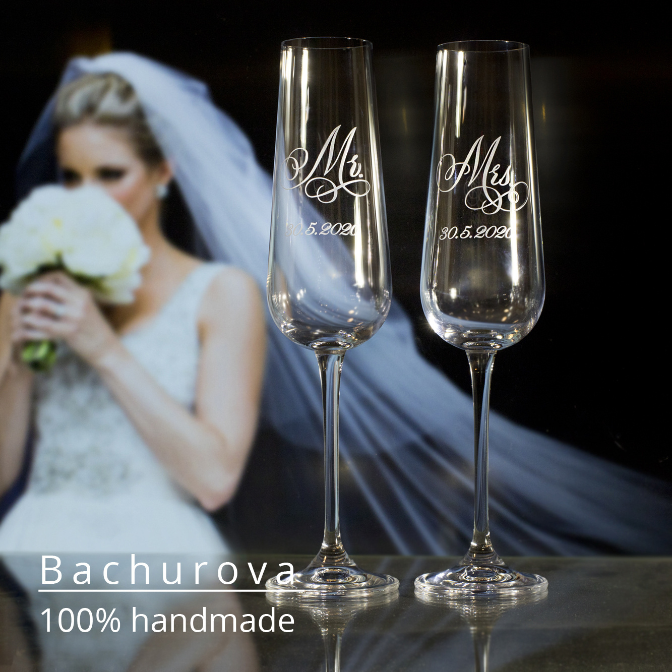 Svatební skleničky_Mr.Mrs.