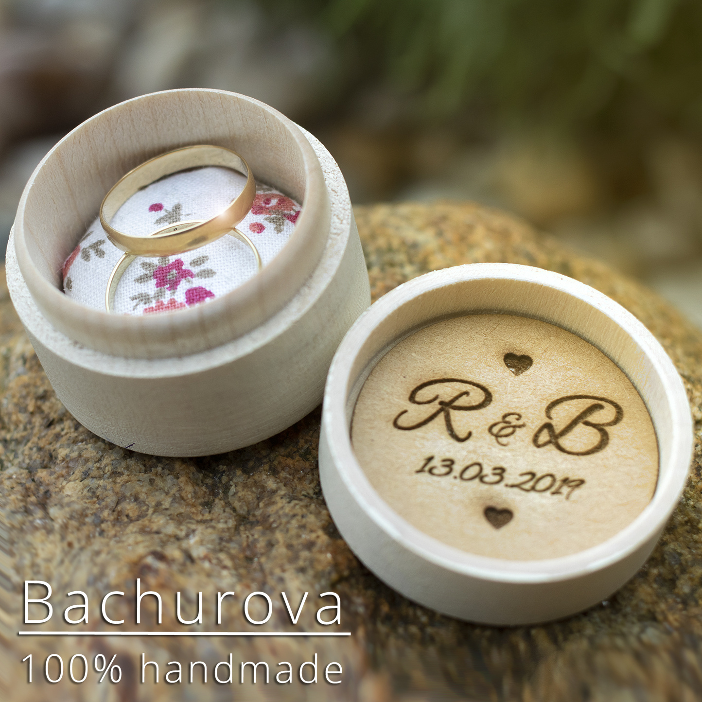 Krabička na snubní prsteny_kulatá