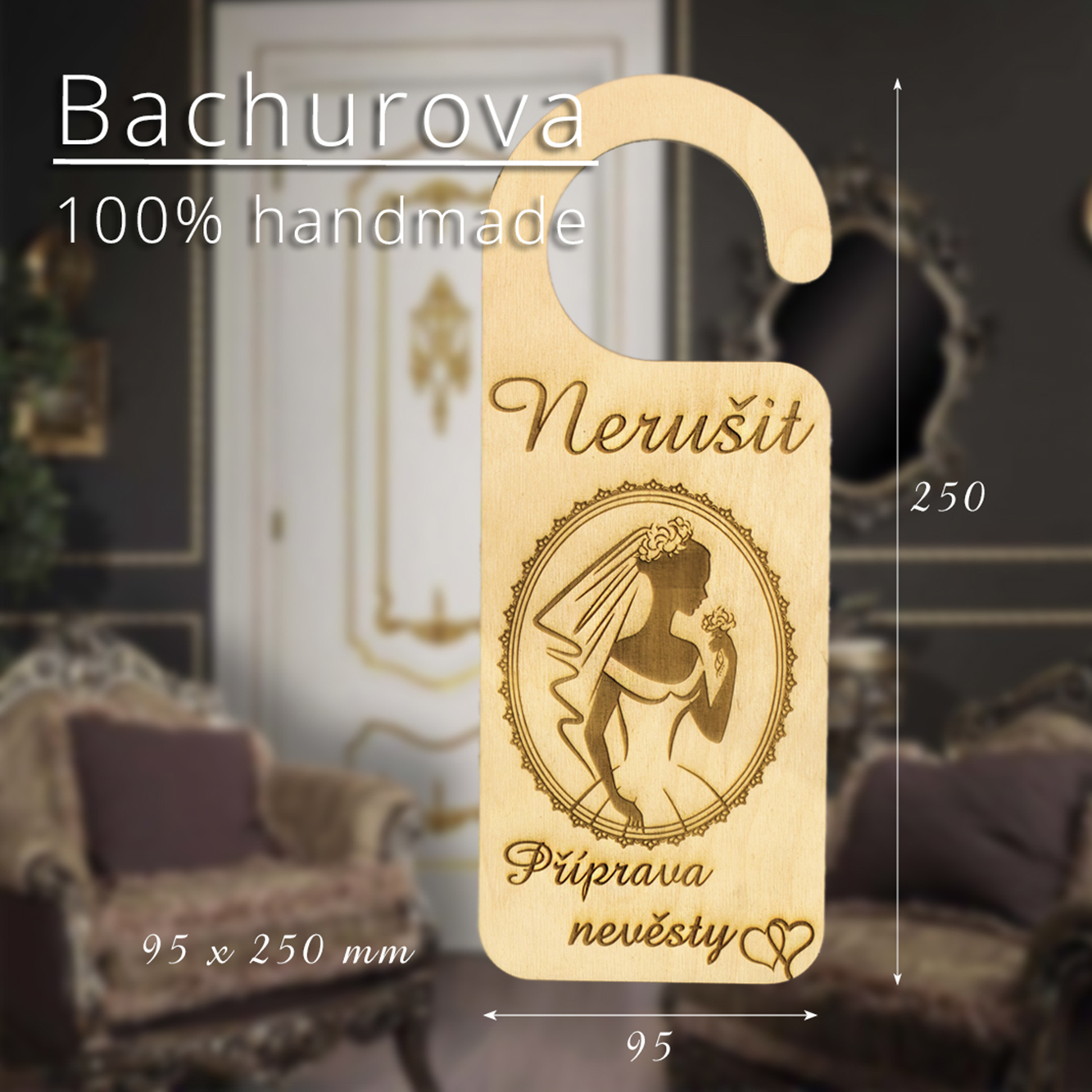 Visačka na kliku Nevěsta