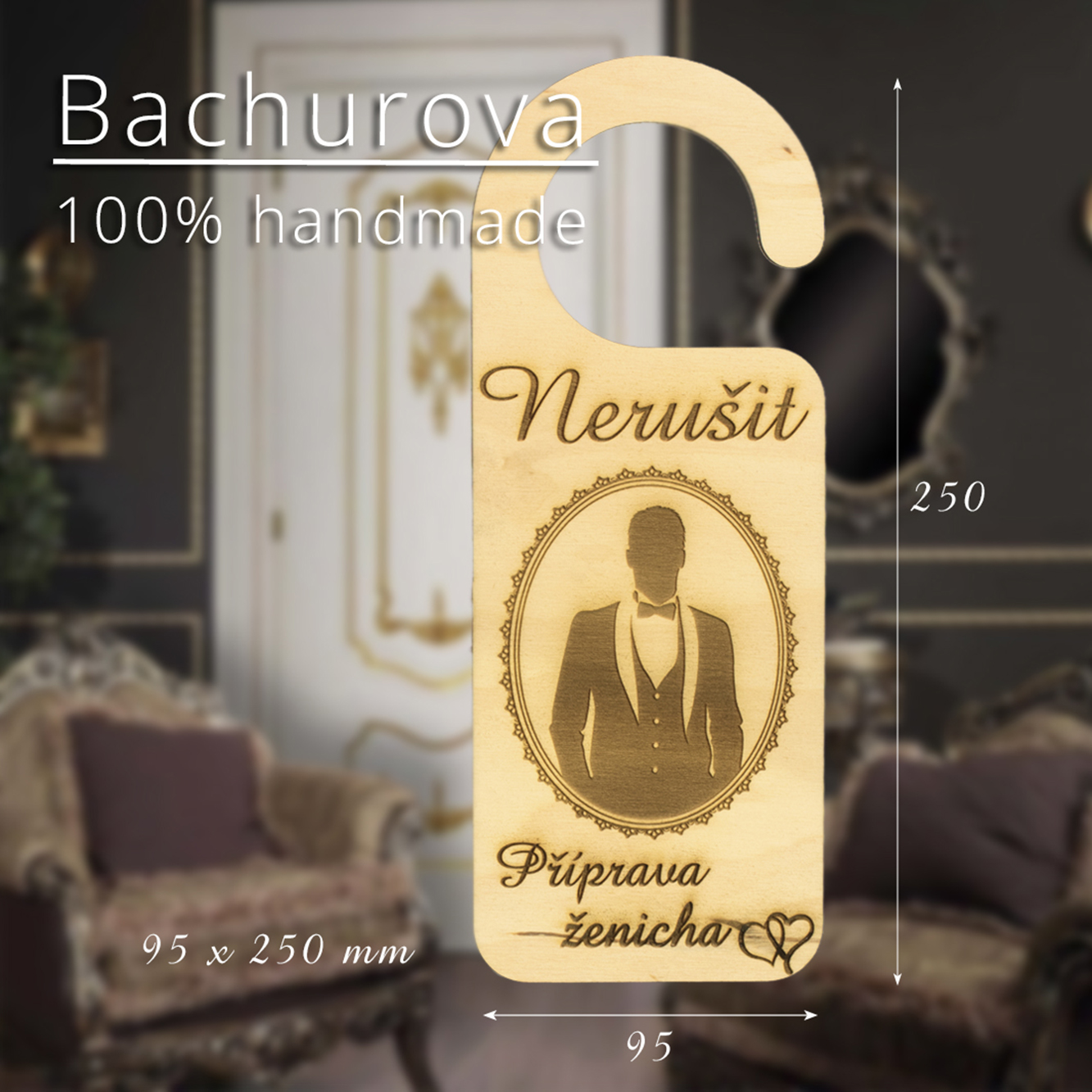 Visačka na kliku-Ženich