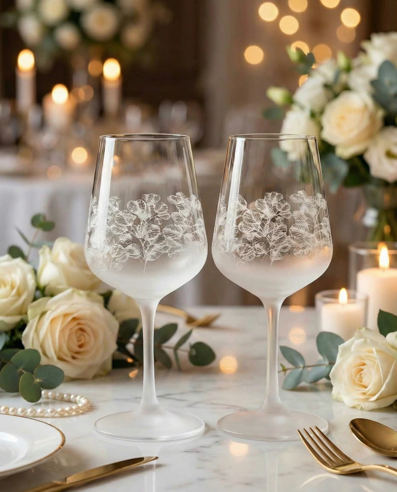 Svatební skleničky_víno E u k a l y p t u s