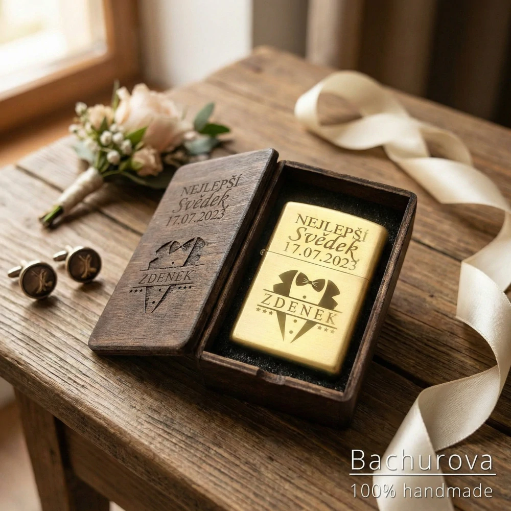 NEJLEPŠÍ SVĚDEK - ZAPALOVAČ S GRAVÍROVÁNÍM