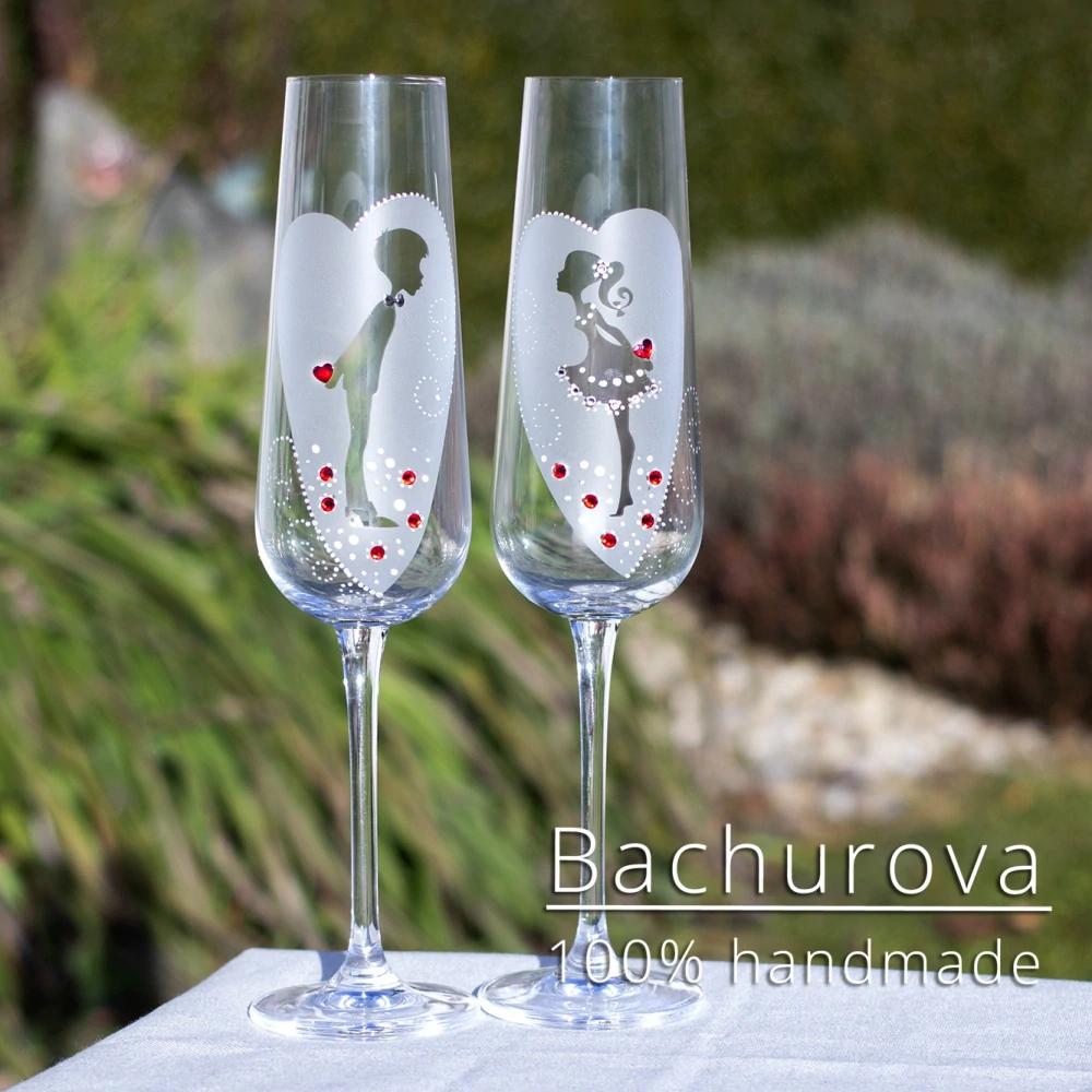 Svatební skleničky_Ona a On