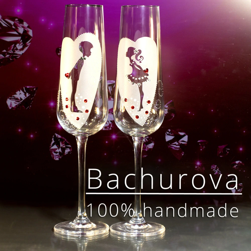 Svatební skleničky_Ona a On