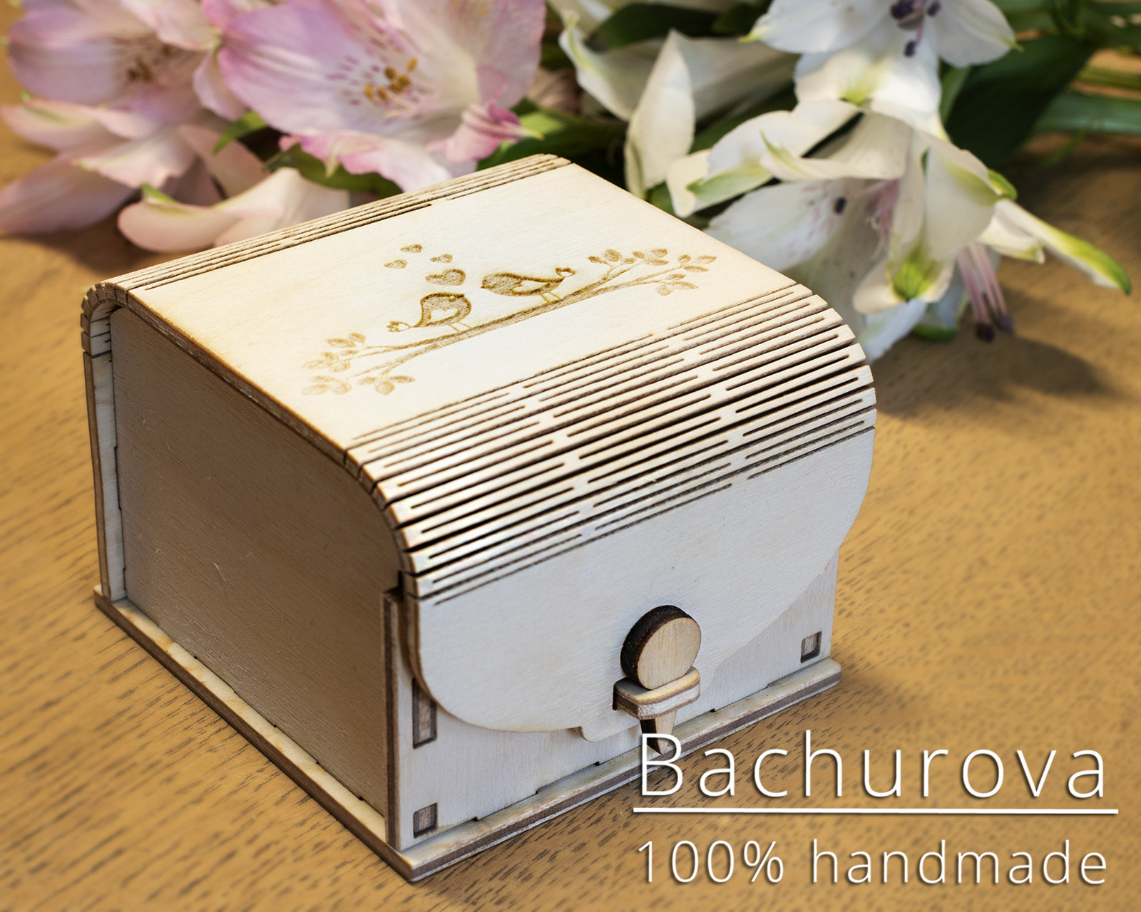 Krabička na snubní prsteny_ptáčci